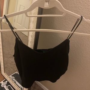Black strappy wild fable tank top